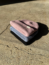 Load image into Gallery viewer, Heat Check Waffle Beanie Dusty Pink