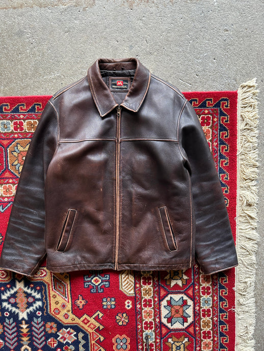 Vintage Leather Jacket (XL)