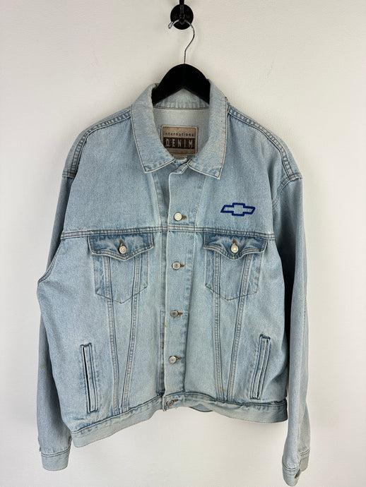 Vintage Chevy Denim Jacket (XL)