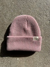 Load image into Gallery viewer, Heat Check Waffle Beanie Dusty Pink