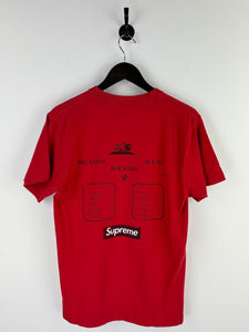 Supreme Reckless Roots Rockers Tee