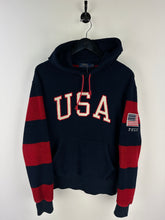 Load image into Gallery viewer, Vintage Polo Fleece Hoodie (M)