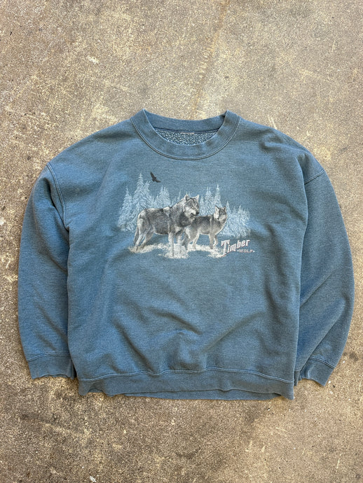 Vintage Wolf Sweatshirt (XL)
