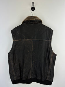 Vintage Orvis Leather Vest
